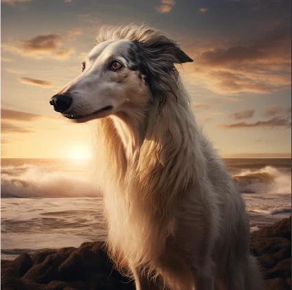 Borzoi breed