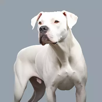 Dogo Argentino feeding