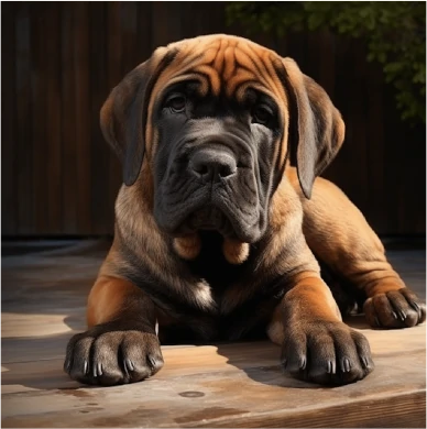 Fila brasileiro puppy